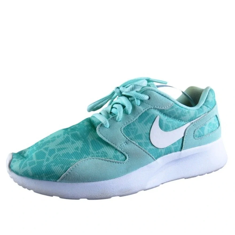Nike Women's Kaishi Print Artisan Teal Loafer Blue Fabric 8‎ Medium Gently Used